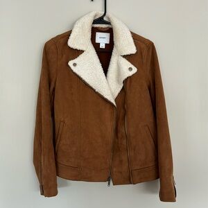 Old Navy Sherpa lined moto jacket